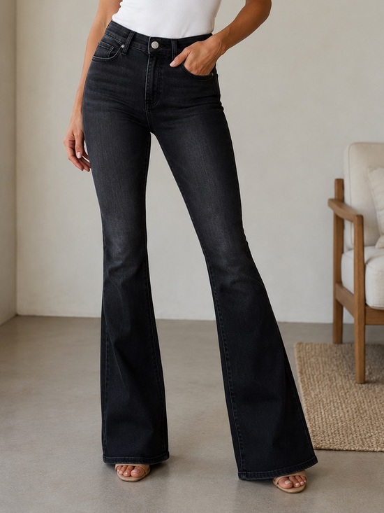 Joe's Jeans Denim - 🔹 NWOT Joe’s Jeans High-Rise Amber Black Flare Jeans | Size 28